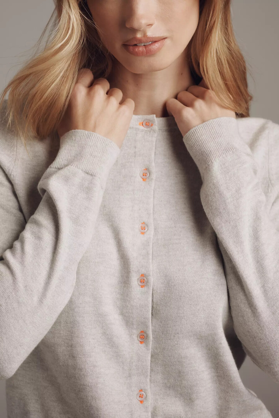 der juliet-cardigan mit rundhalsausschnitt baumwollmischung