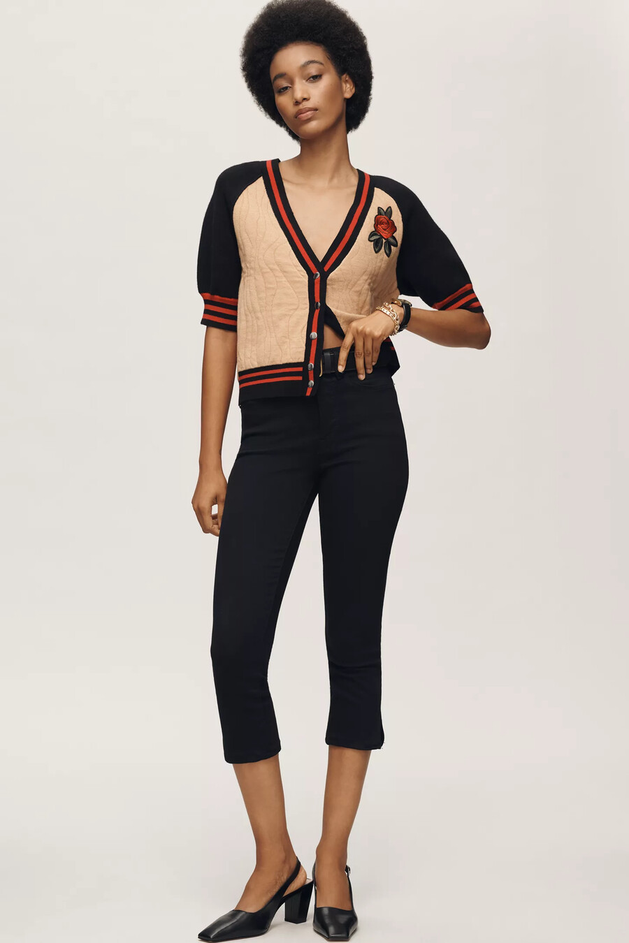 sportlicher kurzarm-cardigan von maeve