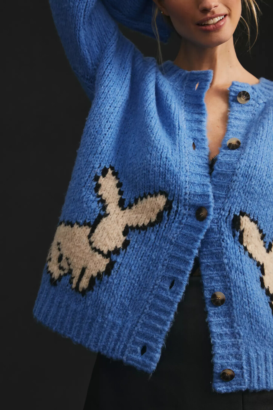maeve bunny slopes cardigan