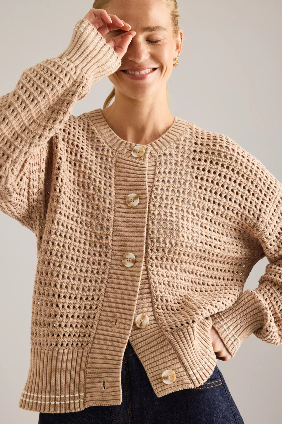 varley kris relaxed cardigan