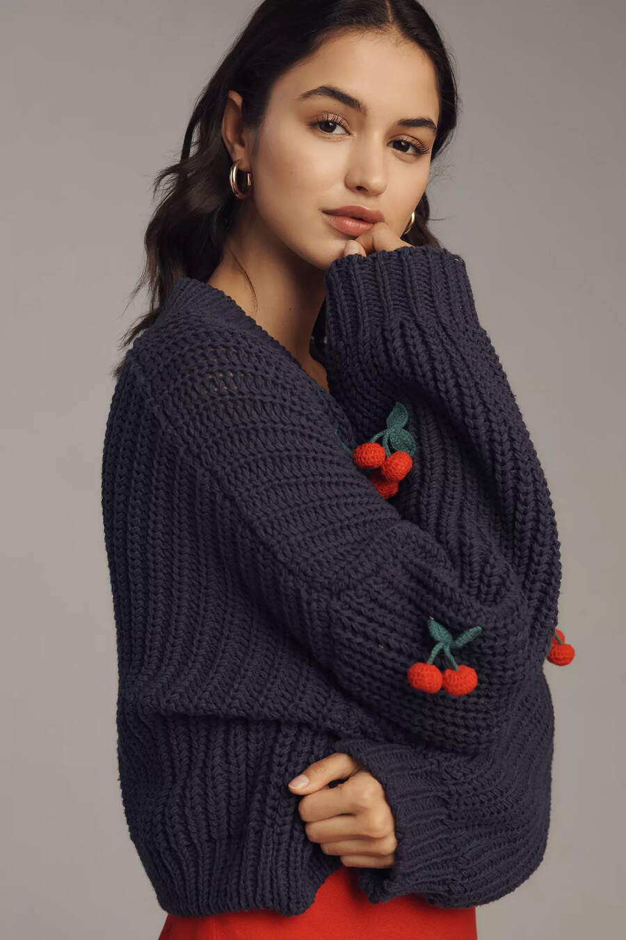 der kurze 3d-cardigan „alicia von maeve