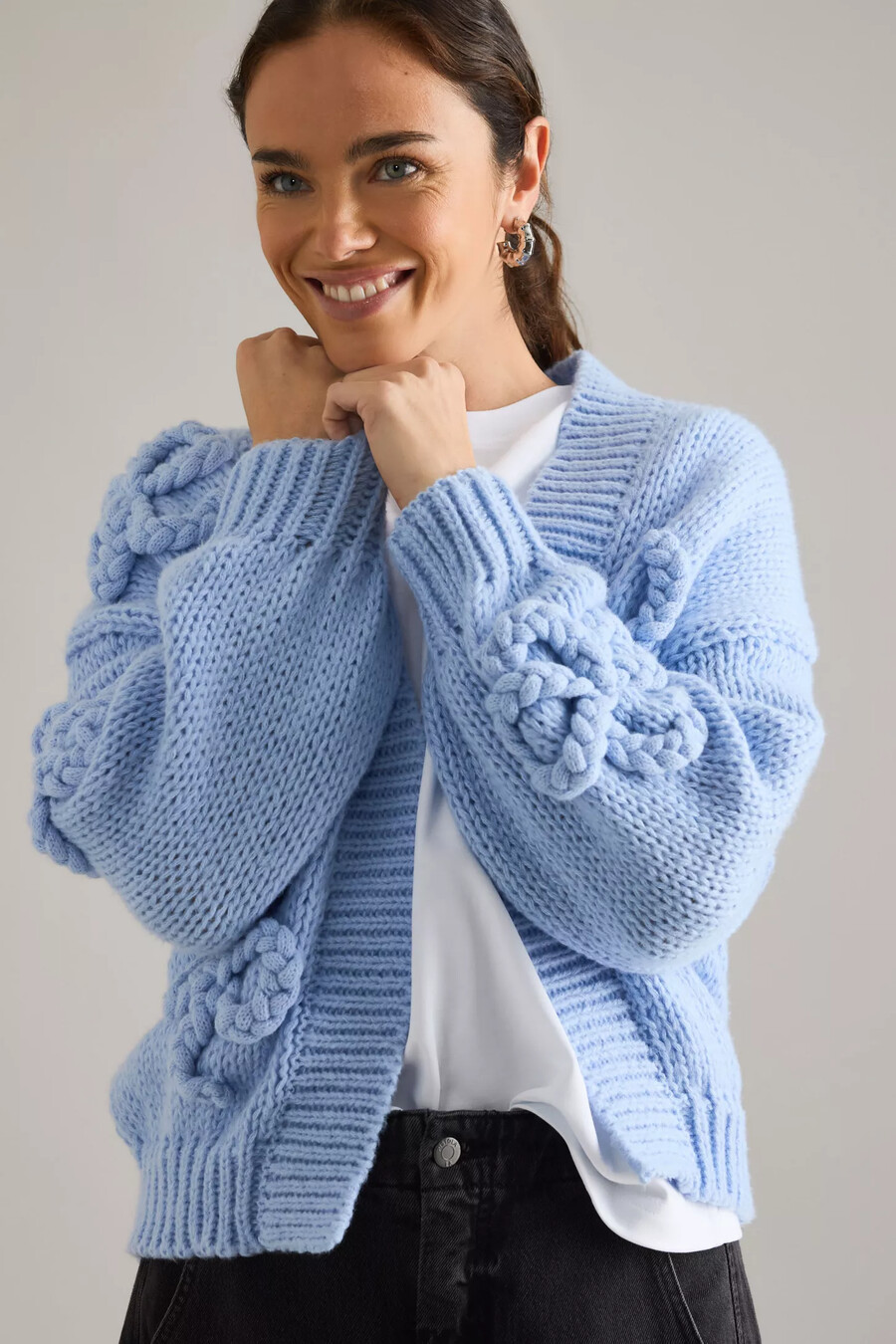 maeve 3d-stickstrickjacke