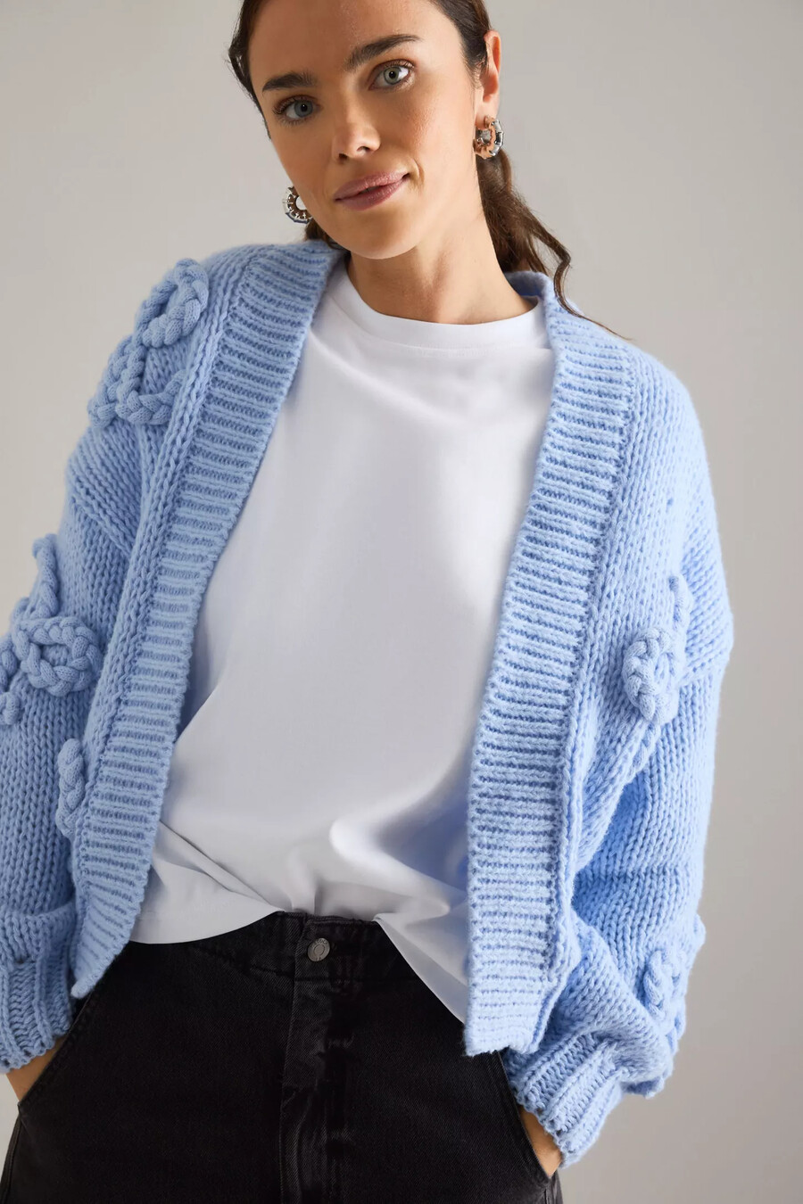 maeve 3d-stickstrickjacke