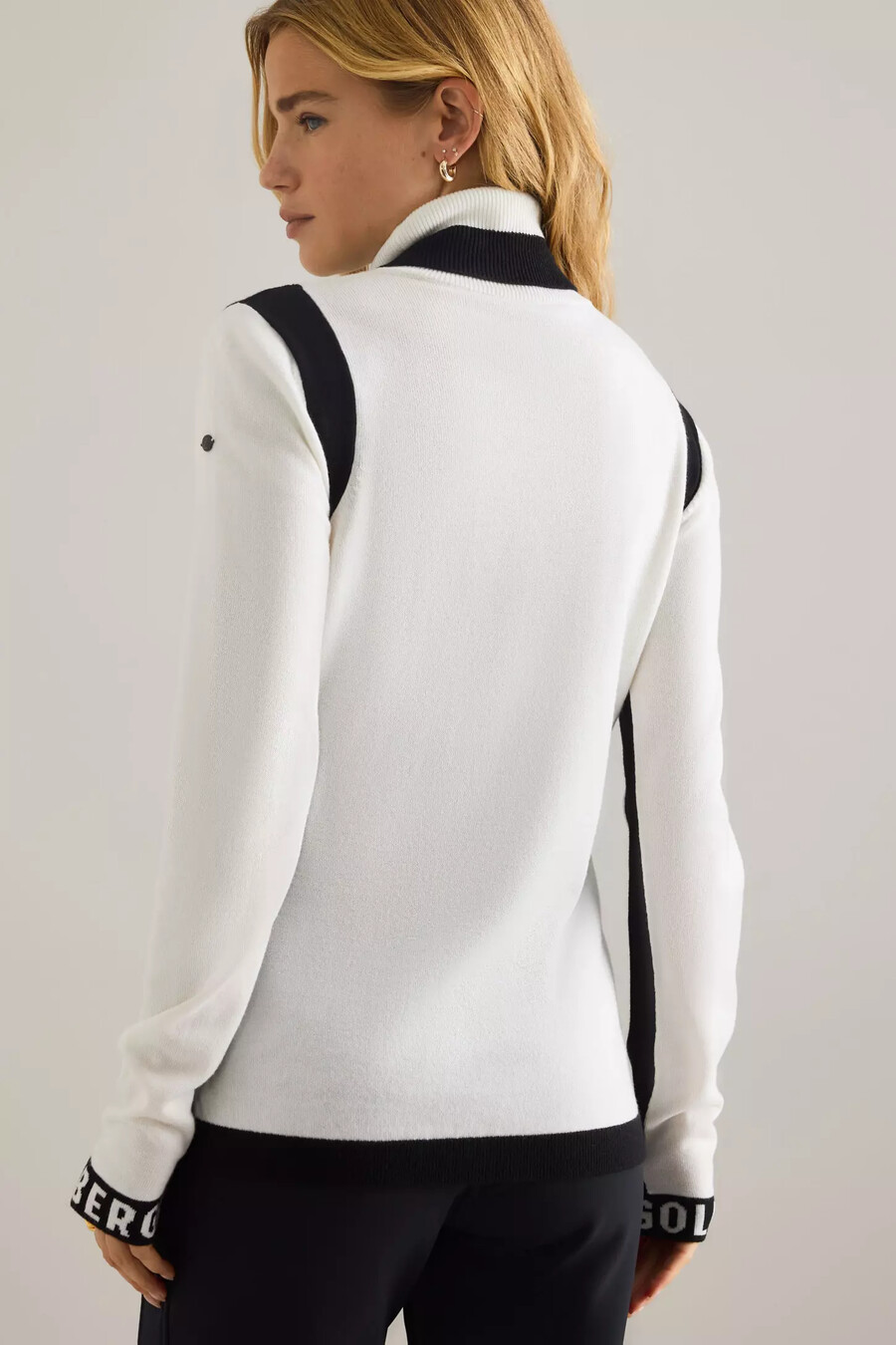 goldbergh noemi langarmpullover aus wollmischung