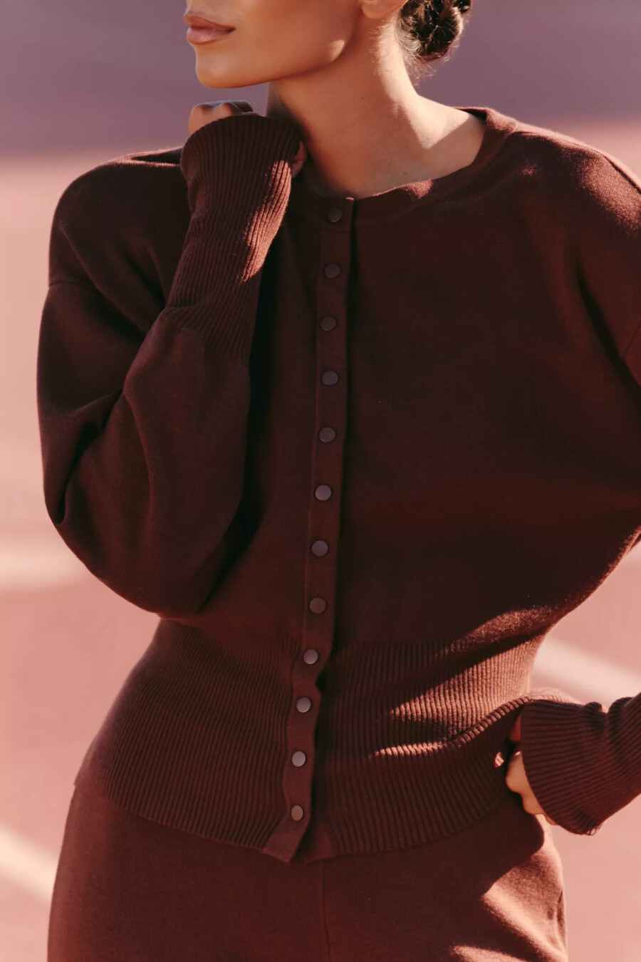 tägliches training shuffle step cardigan