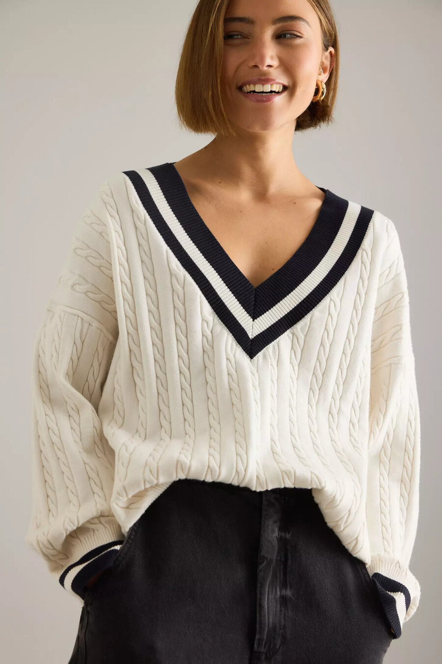 tala oversized cricket jumper