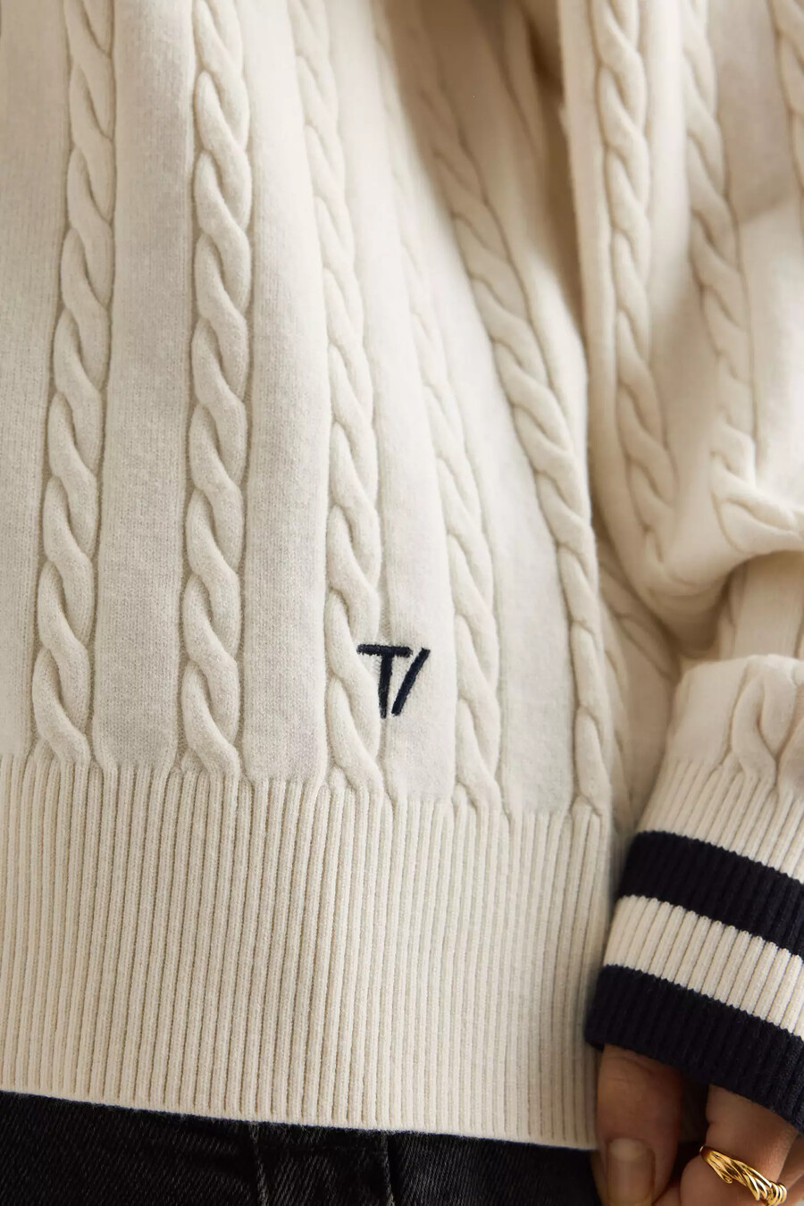 tala oversized cricket jumper