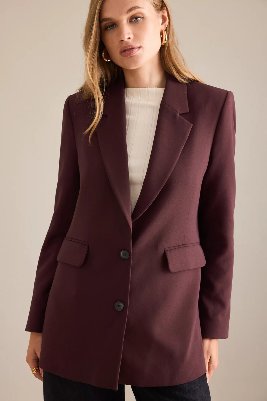 ausgewählter rita oversized blazer