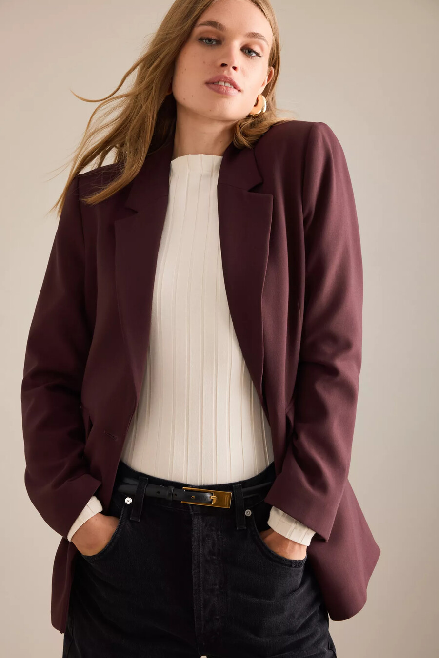 ausgewählter rita oversized blazer