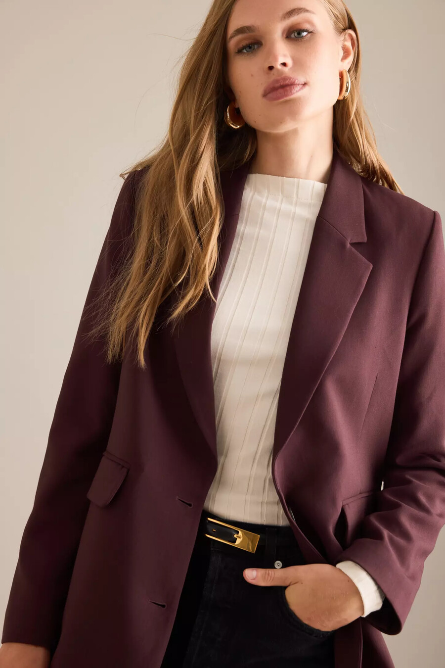 ausgewählter rita oversized blazer