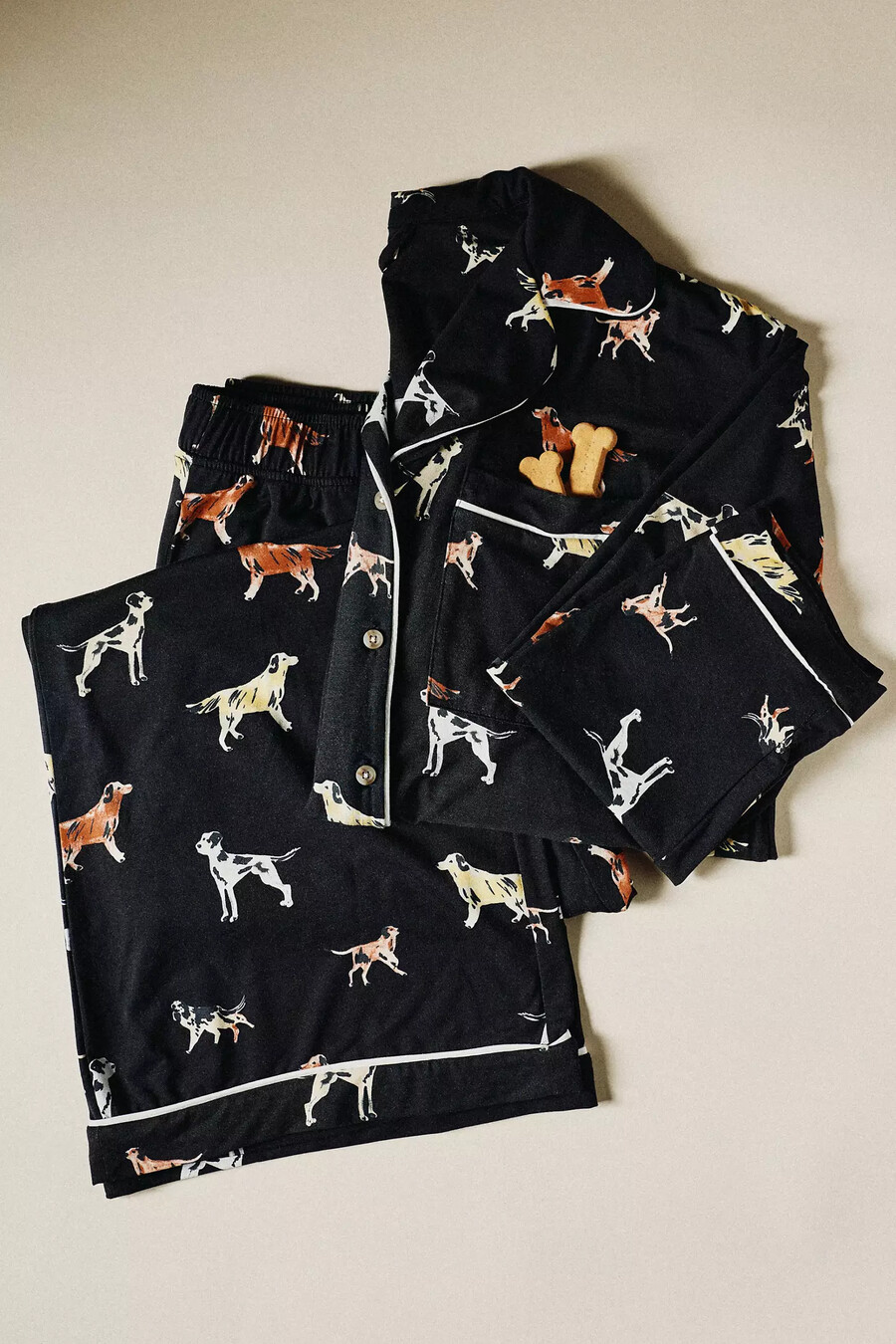 die pyjamahose mit briar-paspelierung