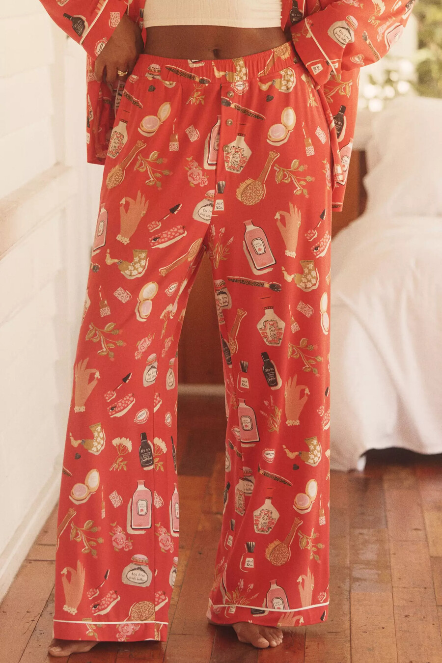 die pyjamahose mit briar-paspelierung