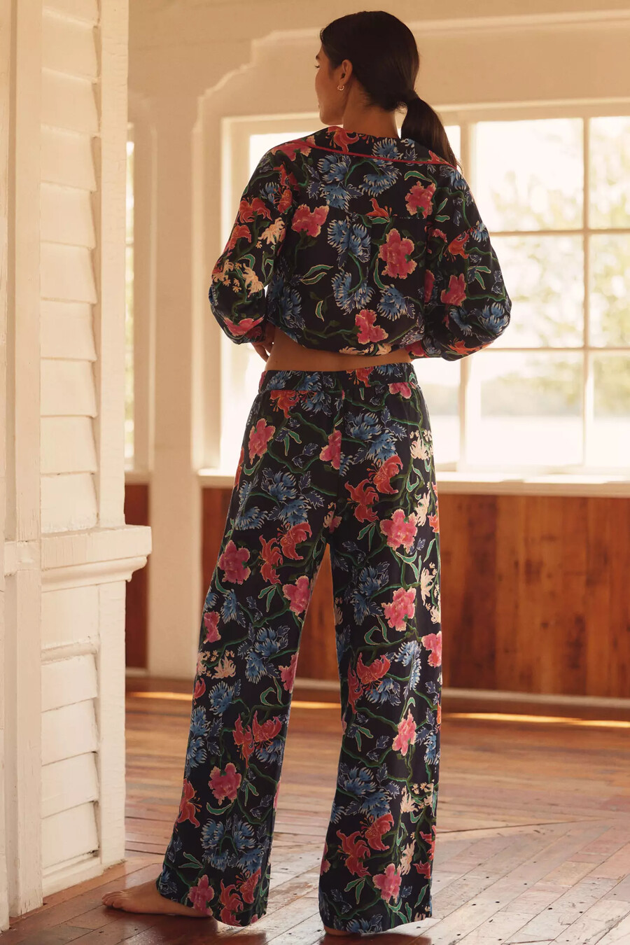 lyrebird flanell-pyjamahose