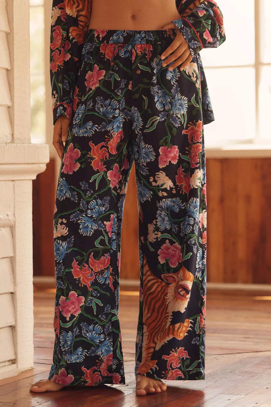 lyrebird flanell-pyjamahose