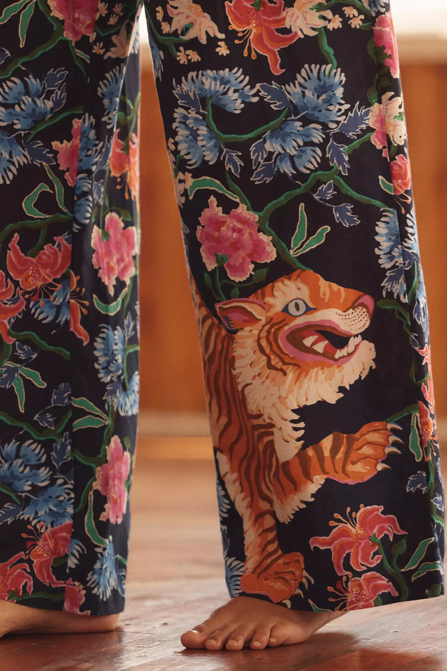 lyrebird flanell-pyjamahose