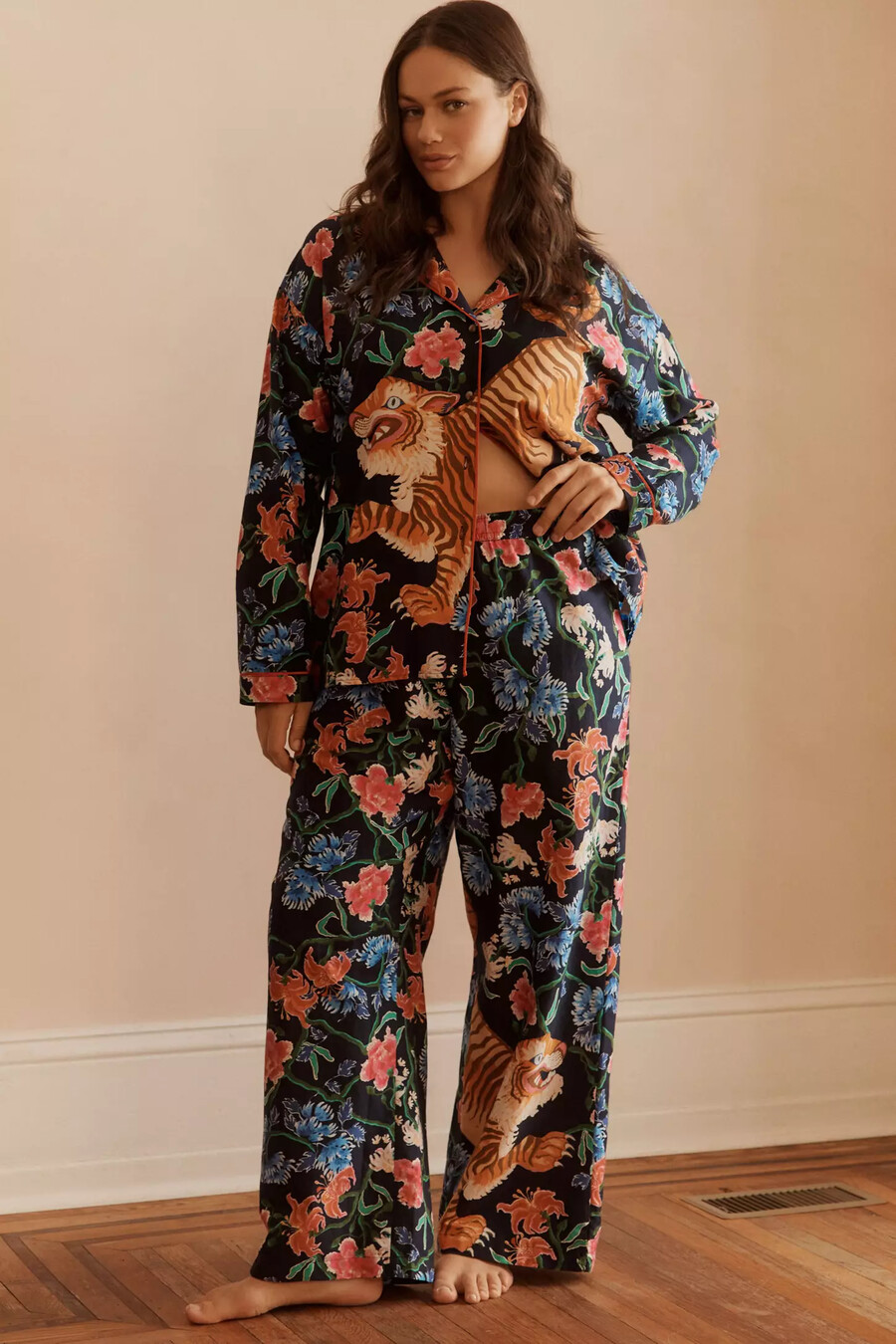 lyrebird flanell-pyjamahose
