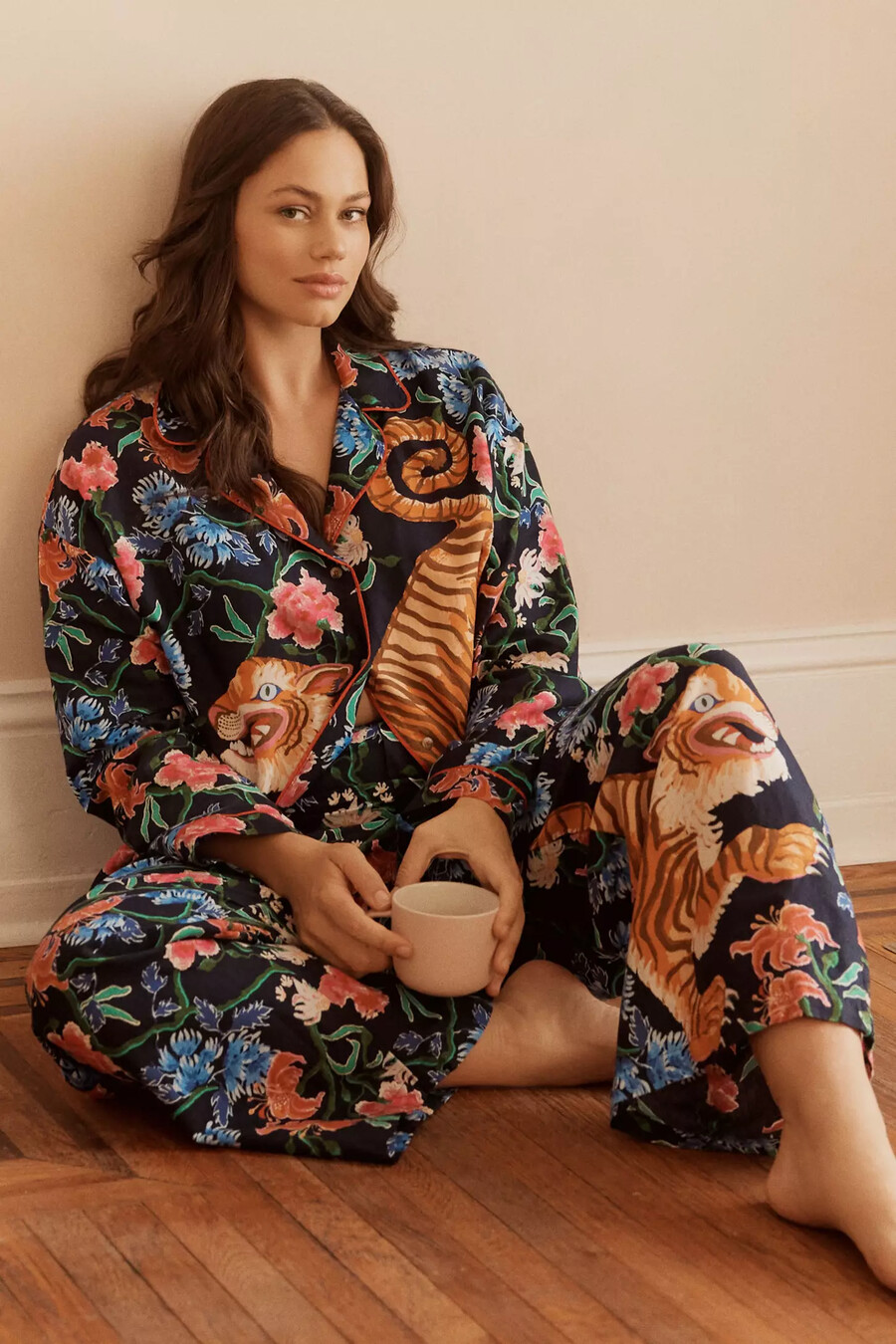 lyrebird flanell-pyjamahose