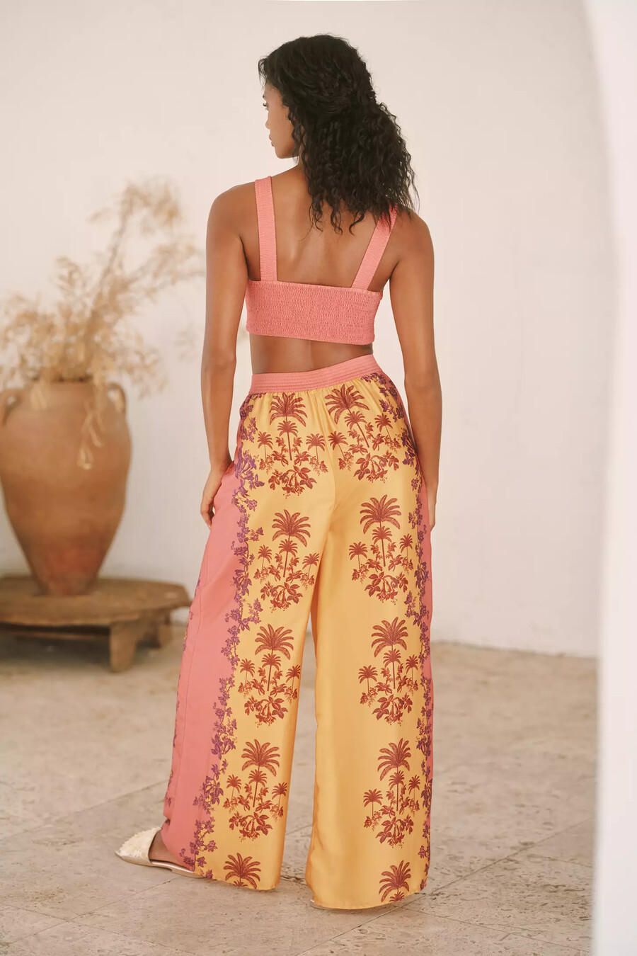 celandine the beach club crop top