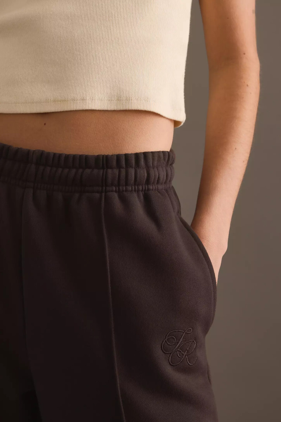 4th reckless valerie pintuck jogginghose mit weitem bein