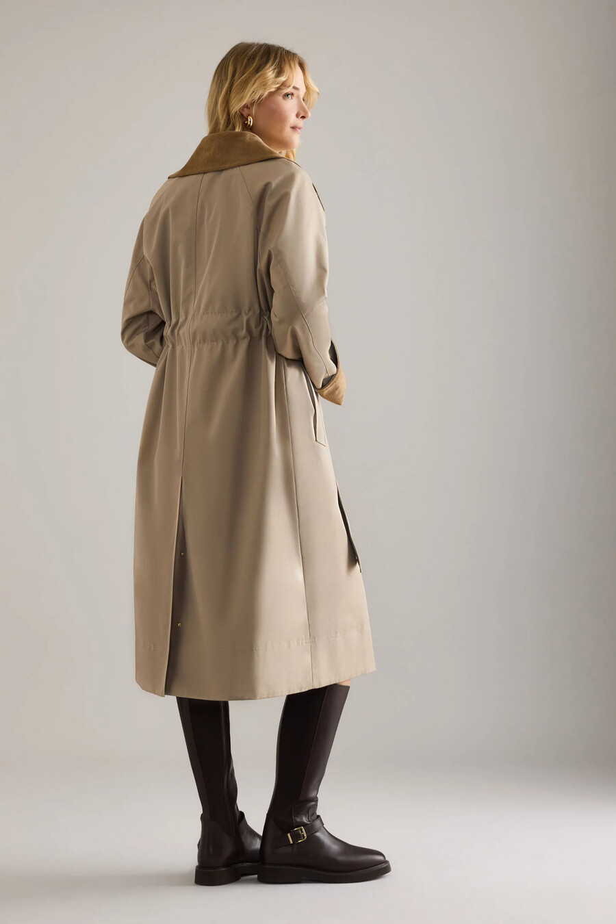 barbour reagan wasserfester trenchcoat