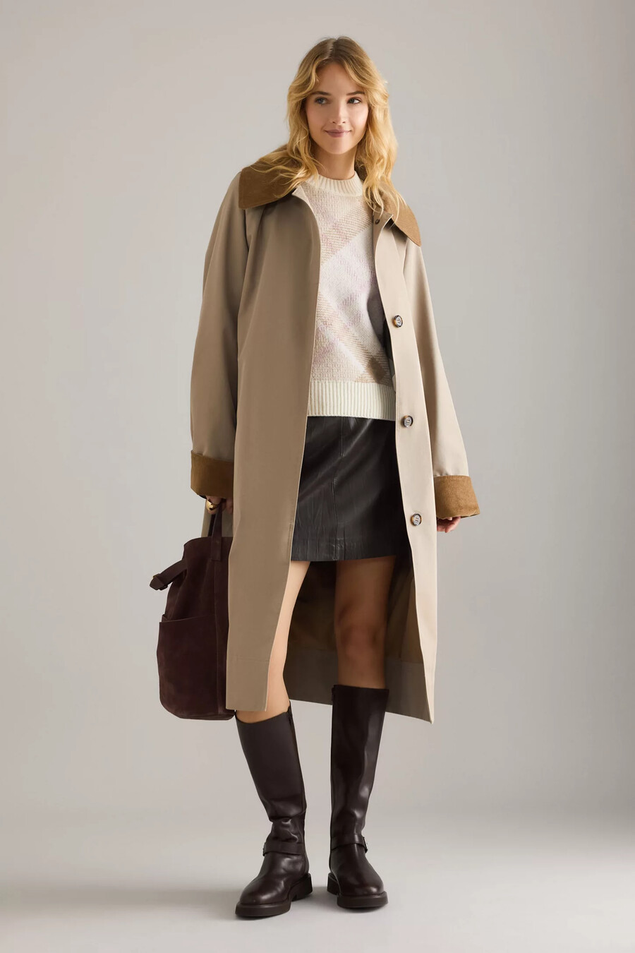 barbour reagan wasserfester trenchcoat