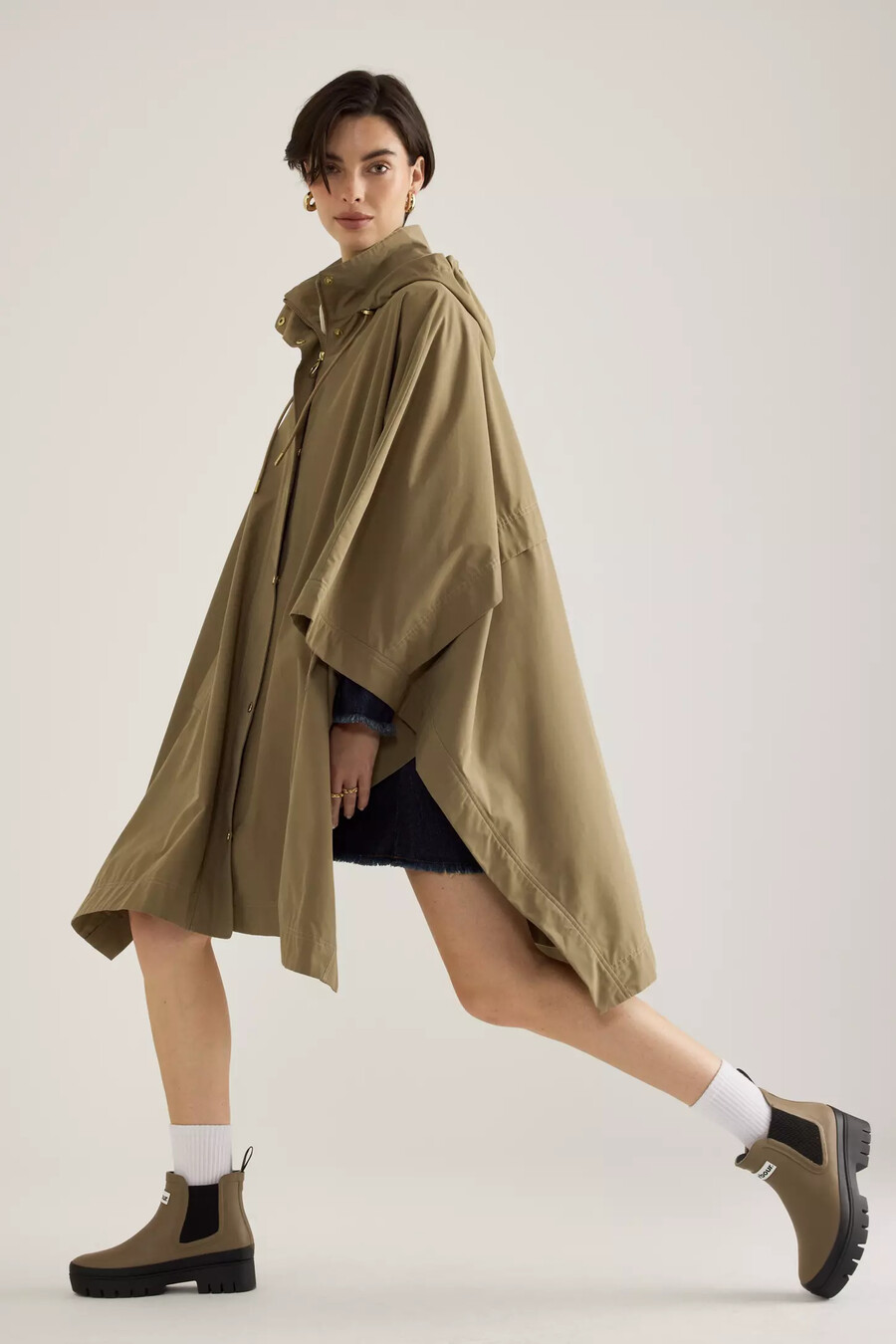 barbour everlee regenfester umhang
