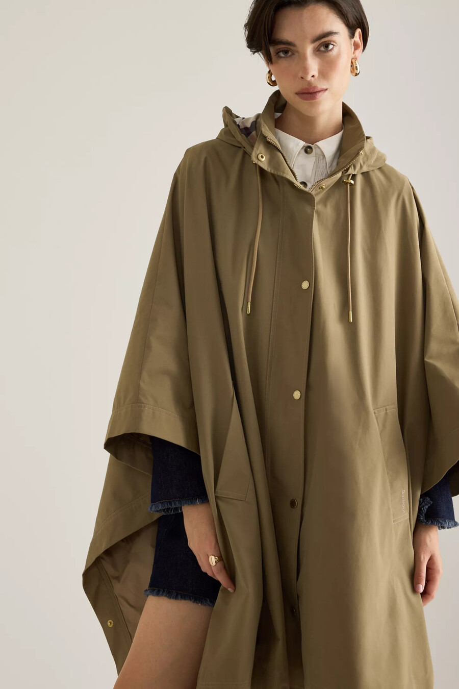 barbour everlee regenfester umhang