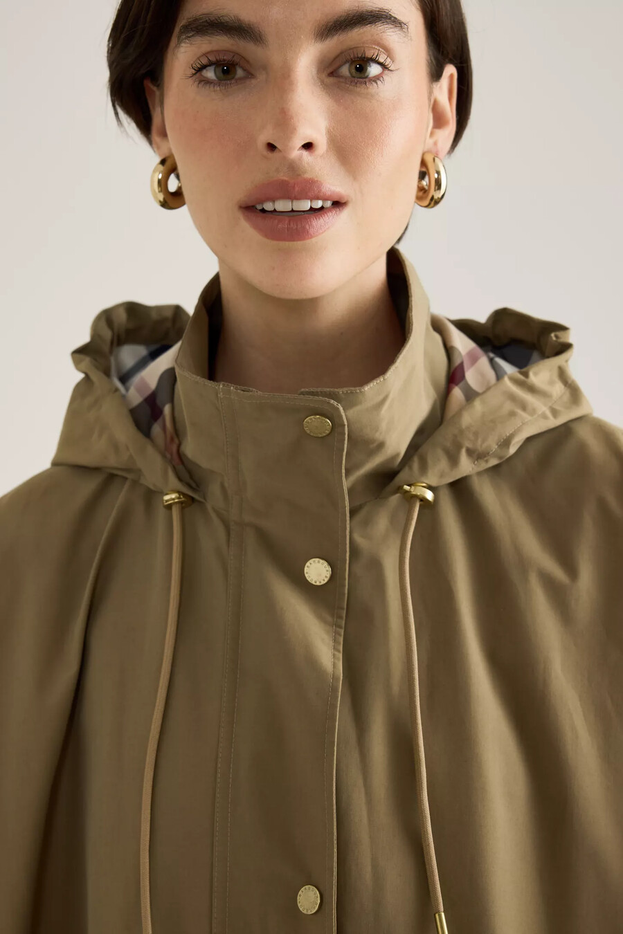 barbour everlee regenfester umhang