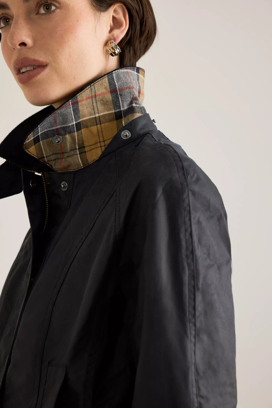 barbour beadnell wachsjacke