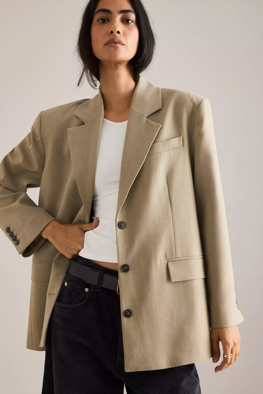 ausgewählter rita oversized blazer
