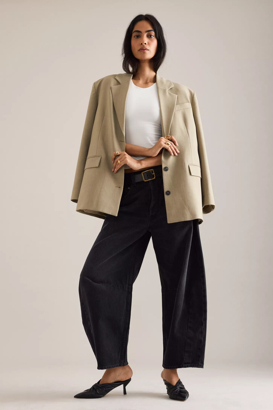 ausgewählter rita oversized blazer