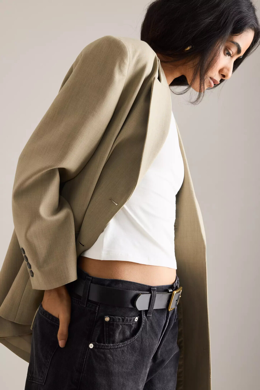 ausgewählter rita oversized blazer