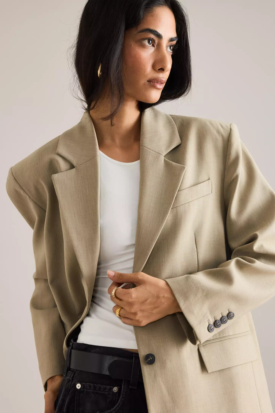 ausgewählter rita oversized blazer