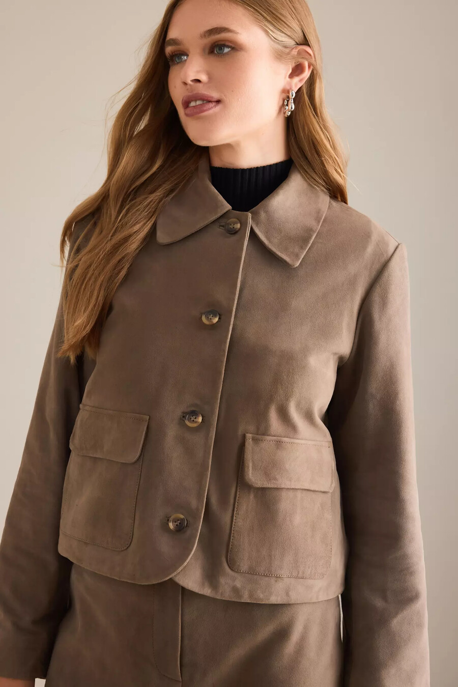 ausgewählte kaya-wildlederjacke