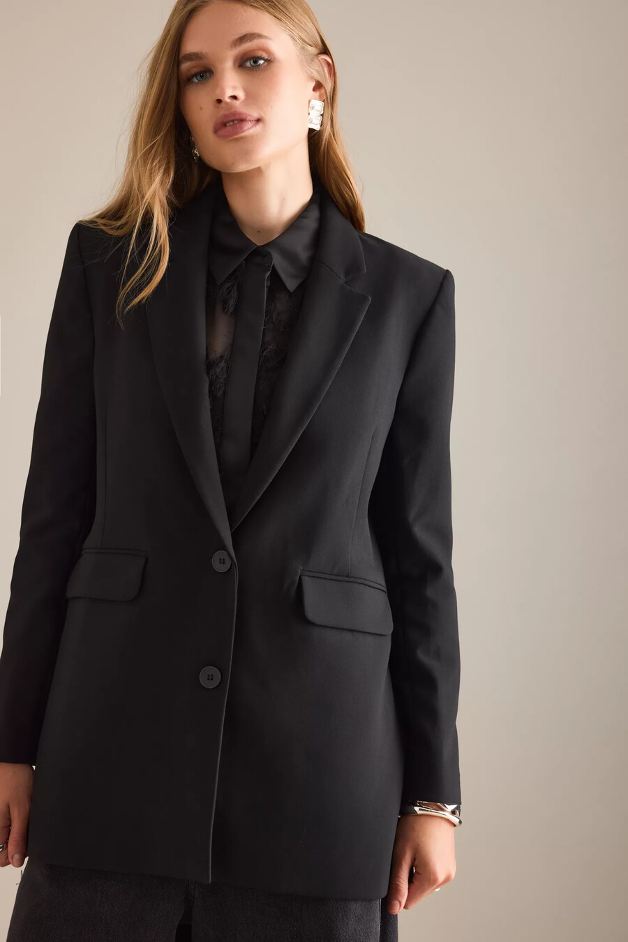 ausgewählter rita oversized blazer