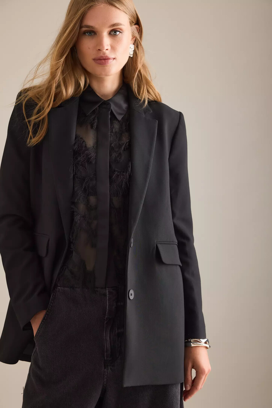 ausgewählter rita oversized blazer