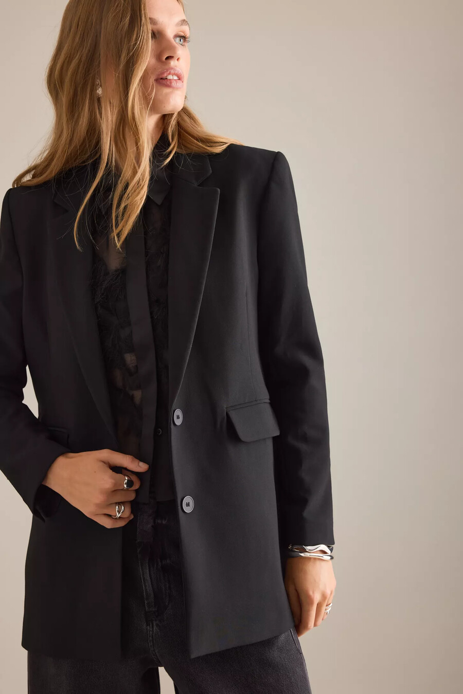 ausgewählter rita oversized blazer