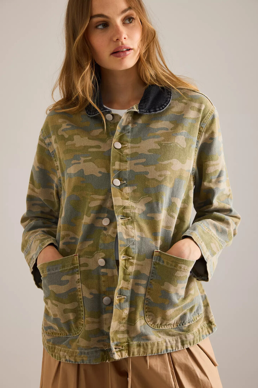 damson madder francis camo jacke