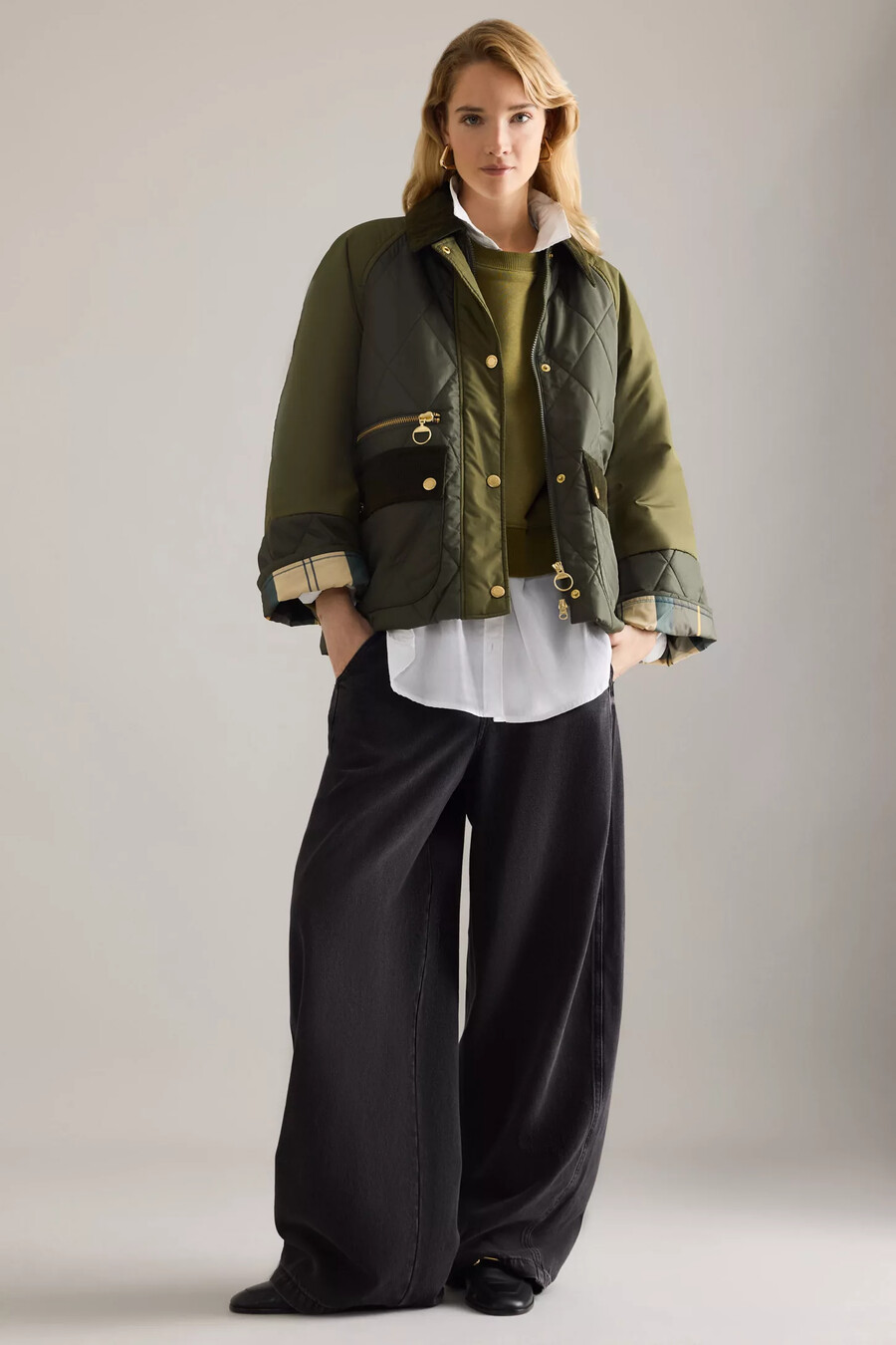 barbour martha steppjacke