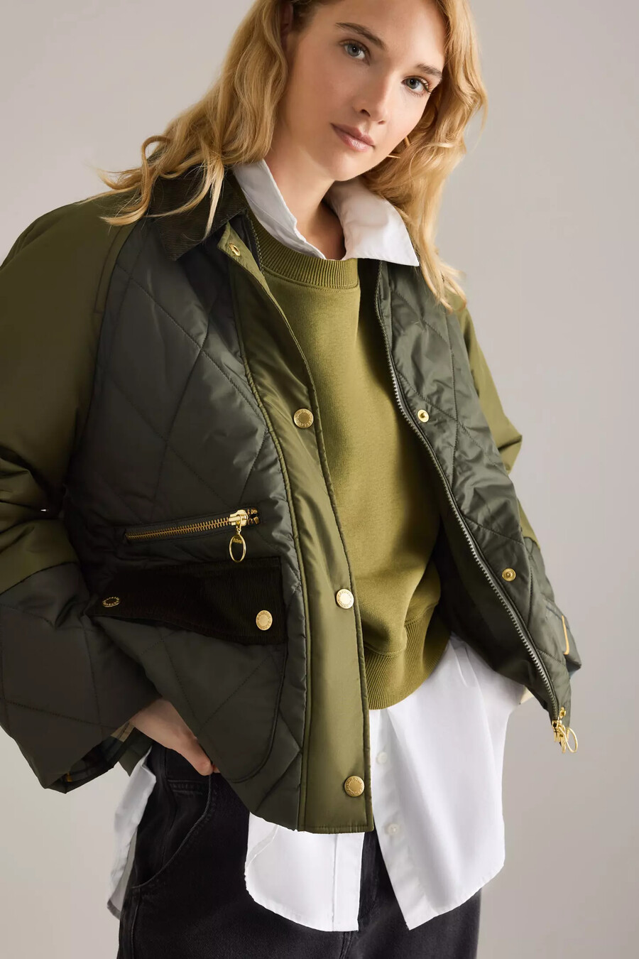 barbour martha steppjacke