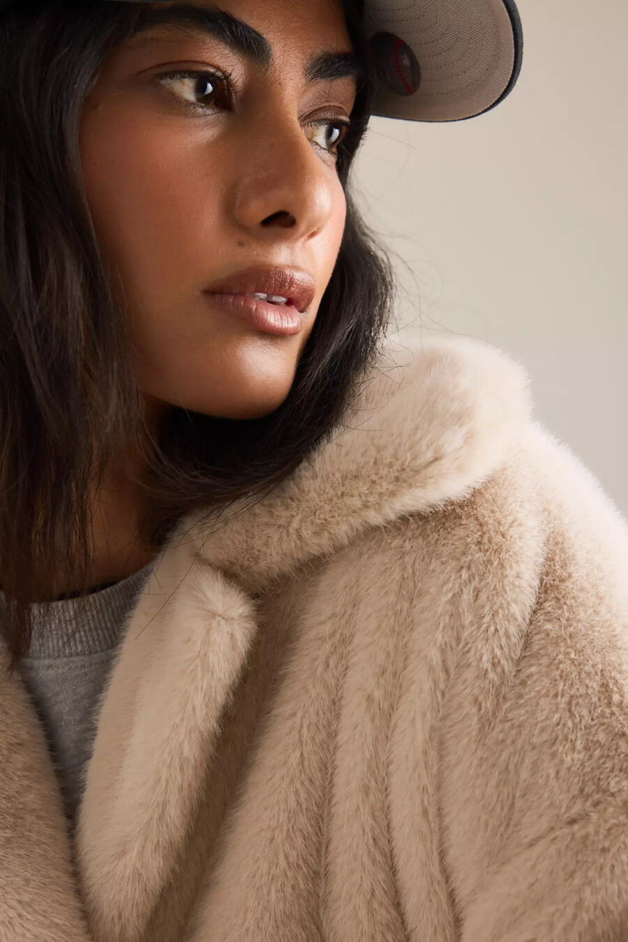 kunstpelzjacke von anthropologie