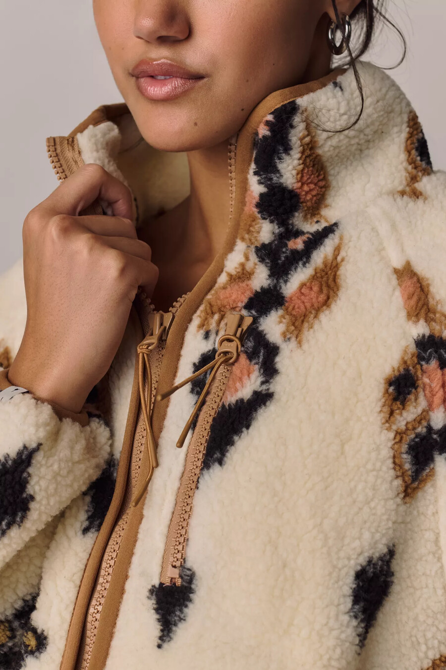 die upside totem harlow zip-through jacke