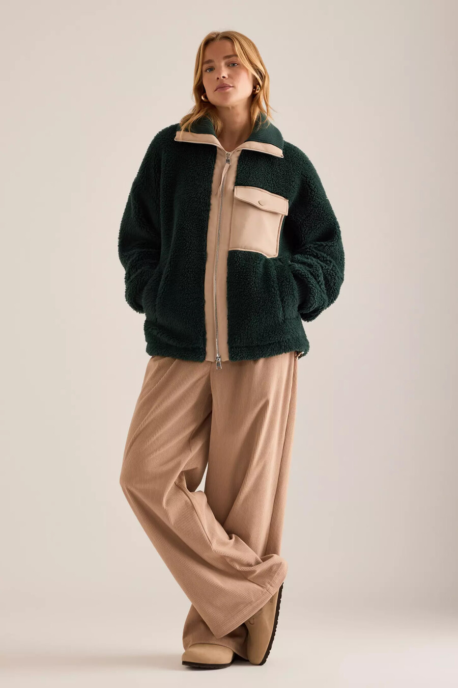 varley lowell sherpa-jacke