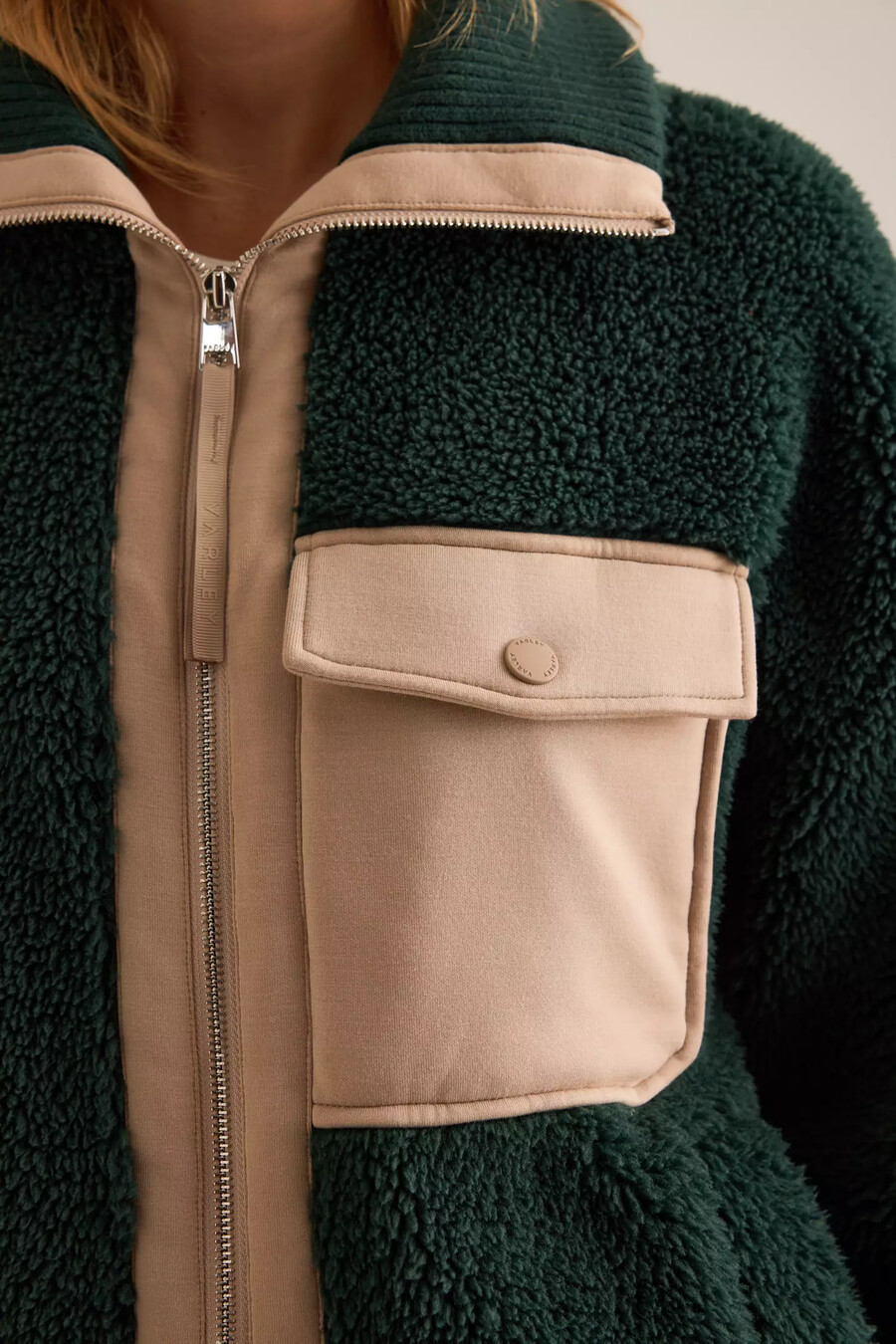 varley lowell sherpa-jacke