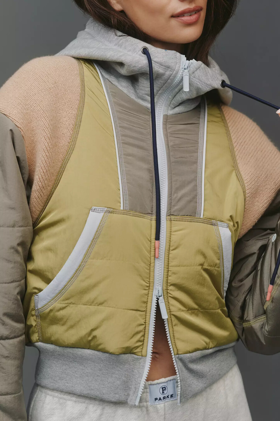 daily practice freespool kapuzenjacke