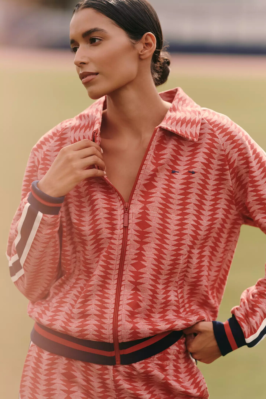 the upside x anthropologie joie pari zip jacket