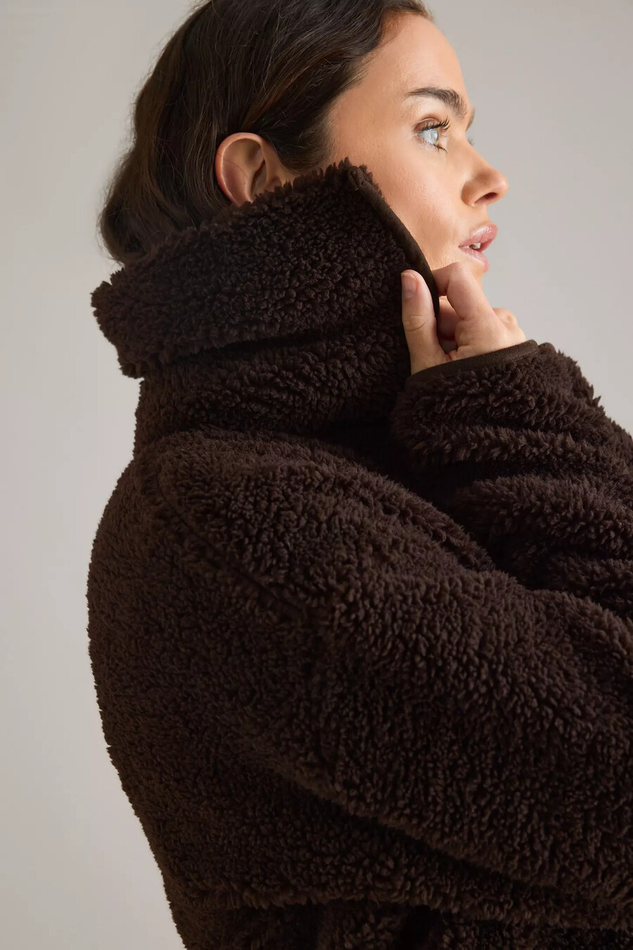 4th reckless zara fleecejacke mit reißverschluss