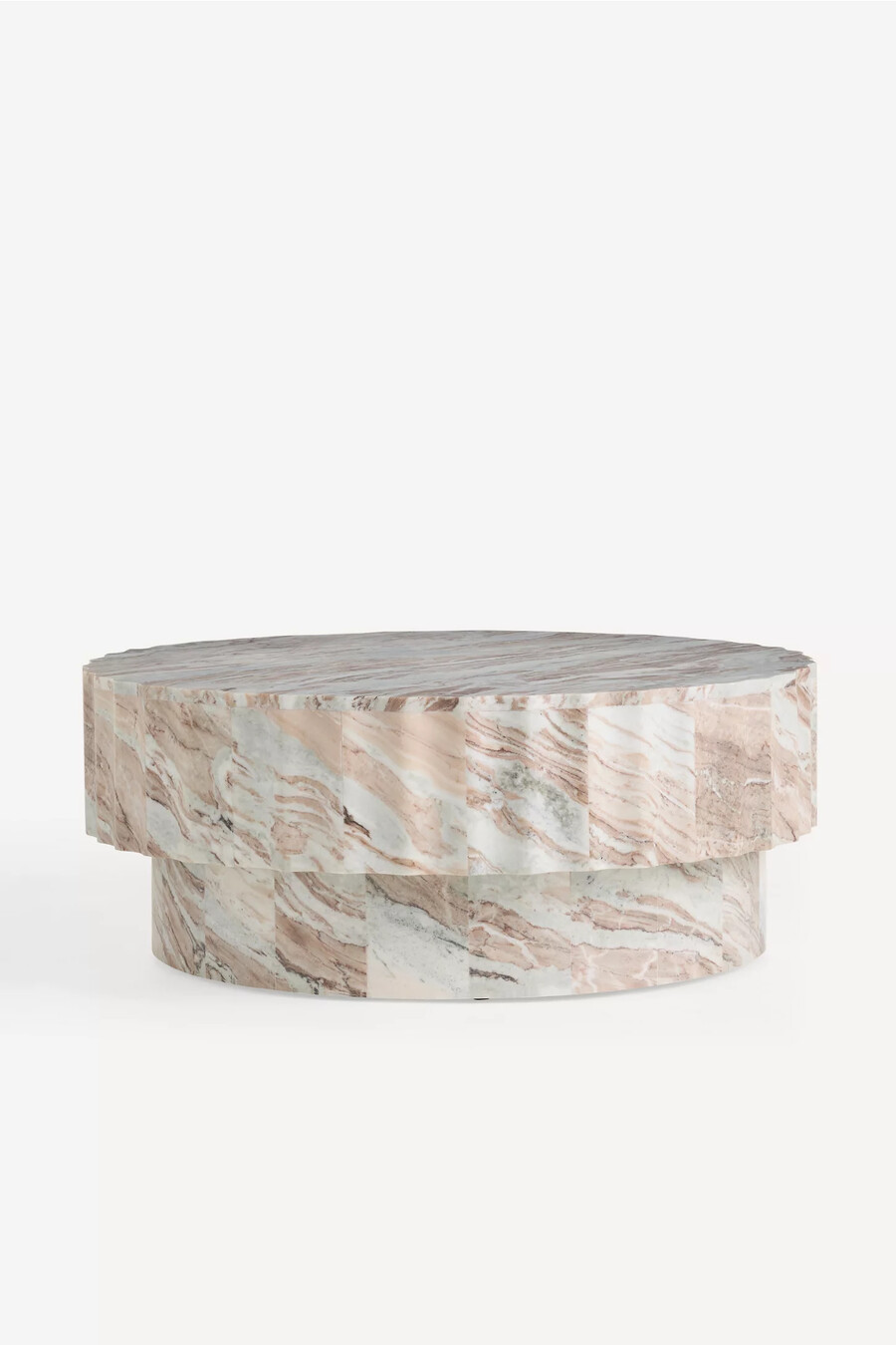 jolie marmor runder 36-zoll-couchtisch