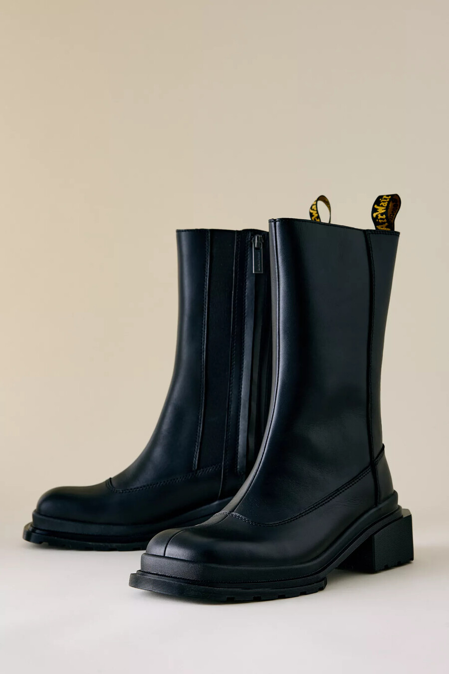 dr. martens maybole hi chelsea boots aus leder
