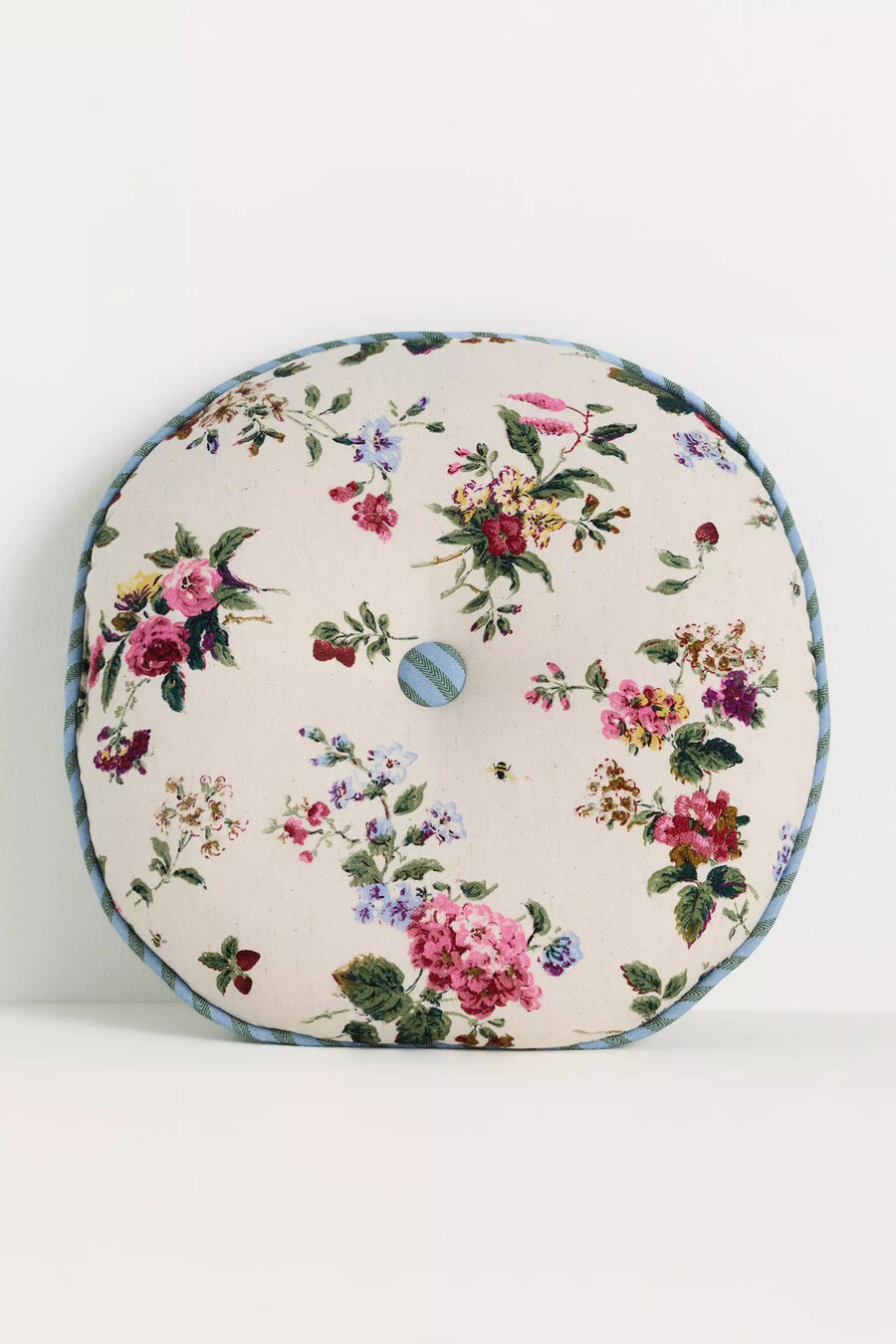 camilia baumwollkissen mit stickerei und blumenmuster